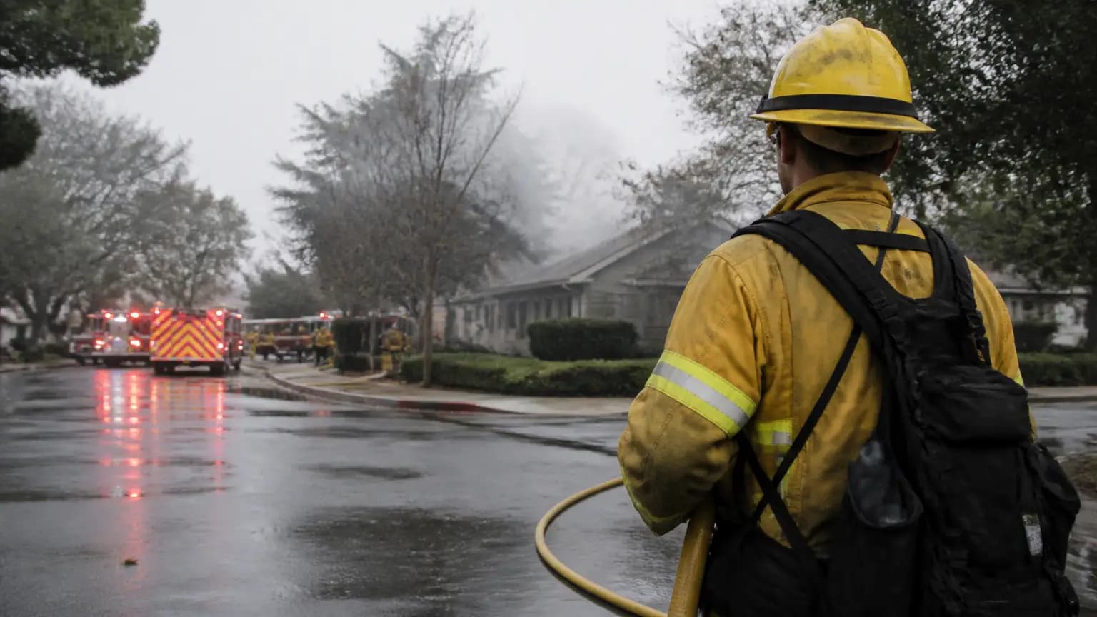 Paso Robles firefighters honor 9/11 victims during Plaskett Fire briefing