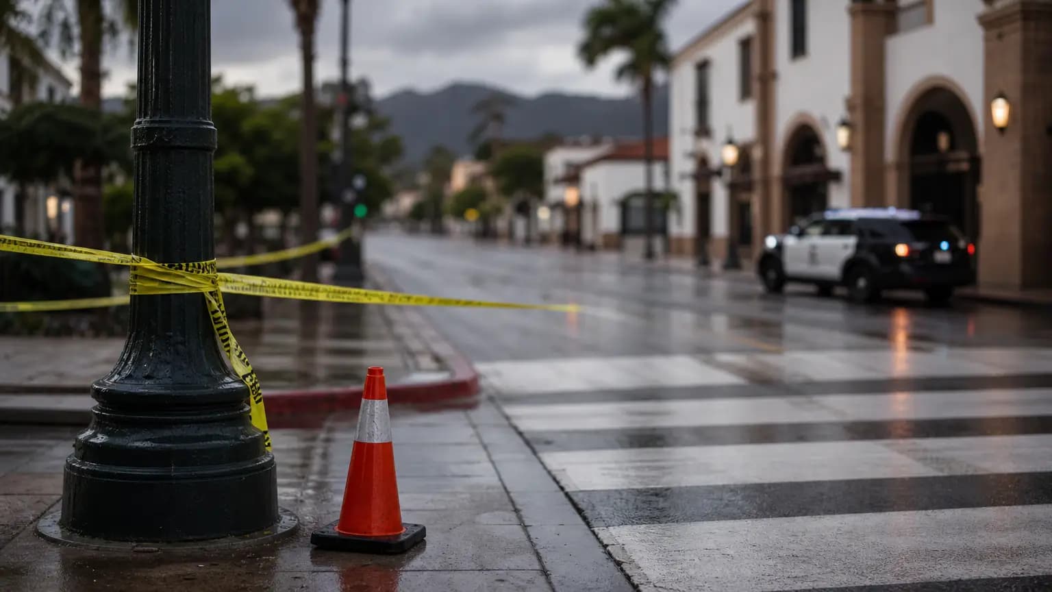 Pedestrian Taken to Hospital After Being Struck by Vehicle in Santa Barbara