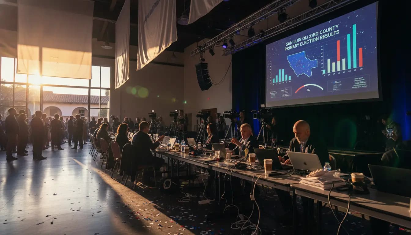 San Luis Obispo County primary election night coverage 2026