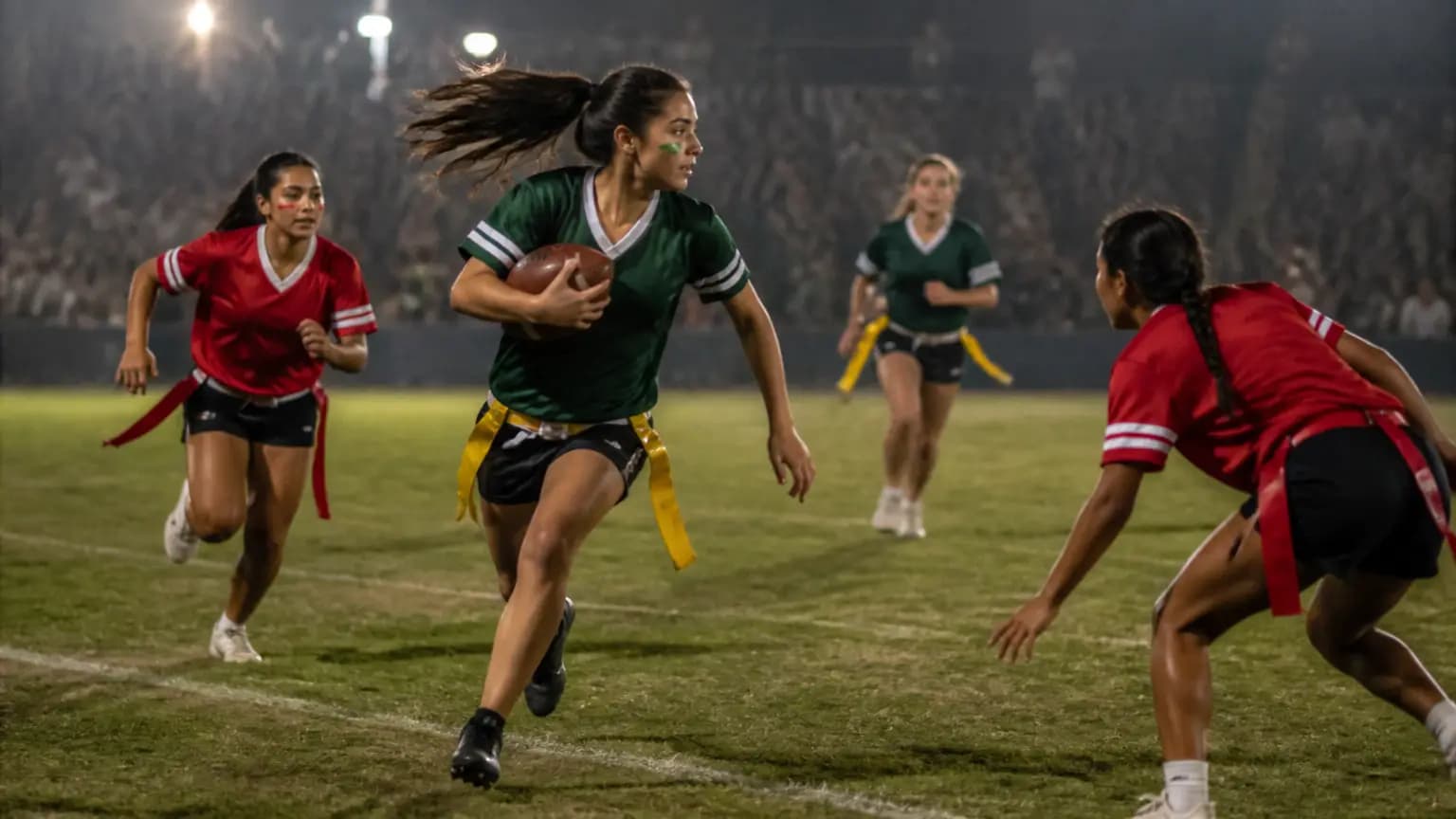 San Marcos Flag Football Falls to Ventura in Defensive Battle, 6-0
