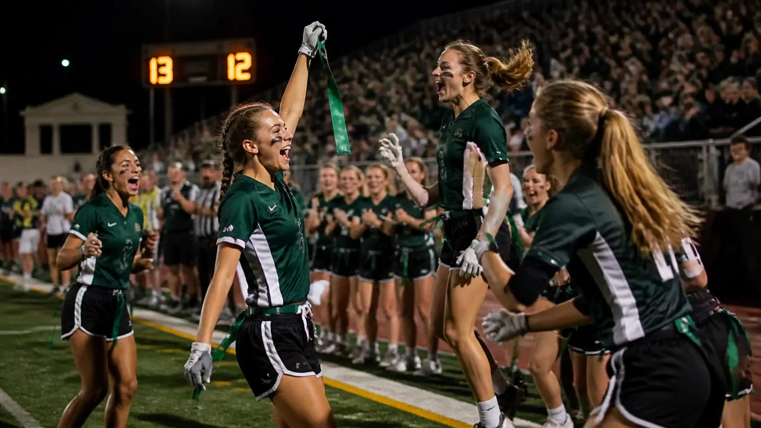 San Marcos Flag Football Secures Playoff Berth With 13-12 Victory Over Ventura
