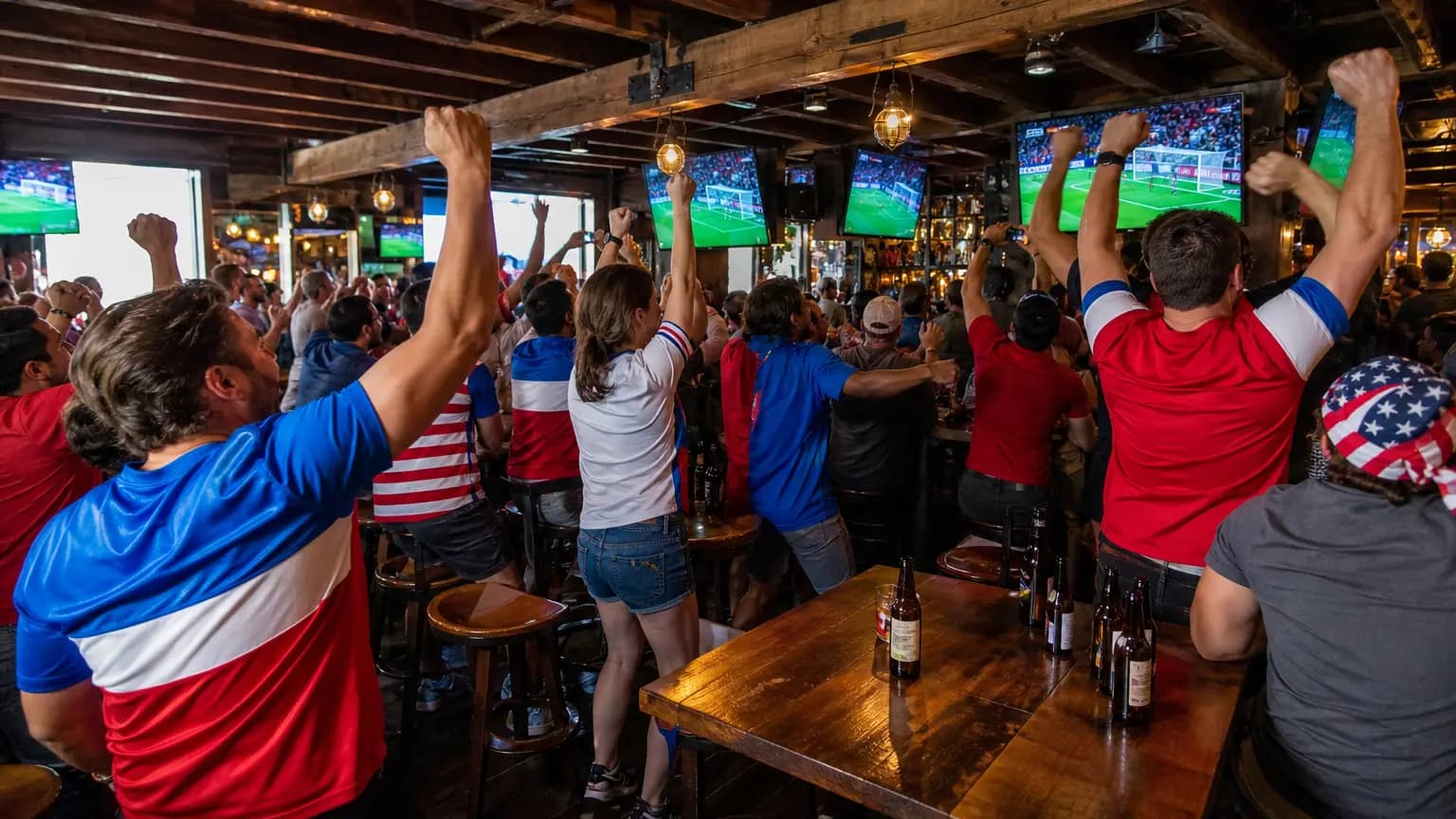 Santa Barbara fans pack watch parties to cheer on Team USA during World Cup match against Australia