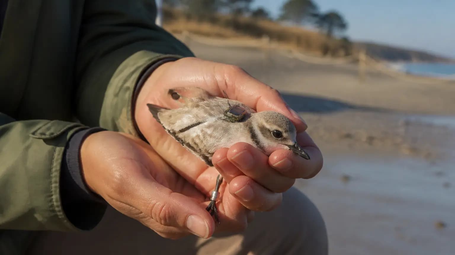 Snowy Plovers Return to the Wild — with a Little Bling