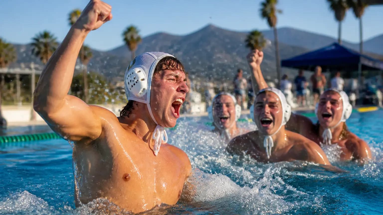 Strong Offense Powers San Marcos Water Polo to First Channel League Win Over Ventura, 20-9