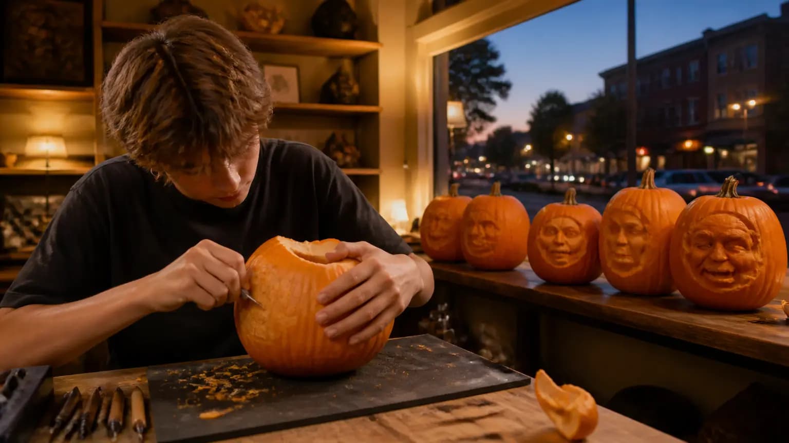 Studios on the Park offers free pumpkin sculpting demo, teen workshop