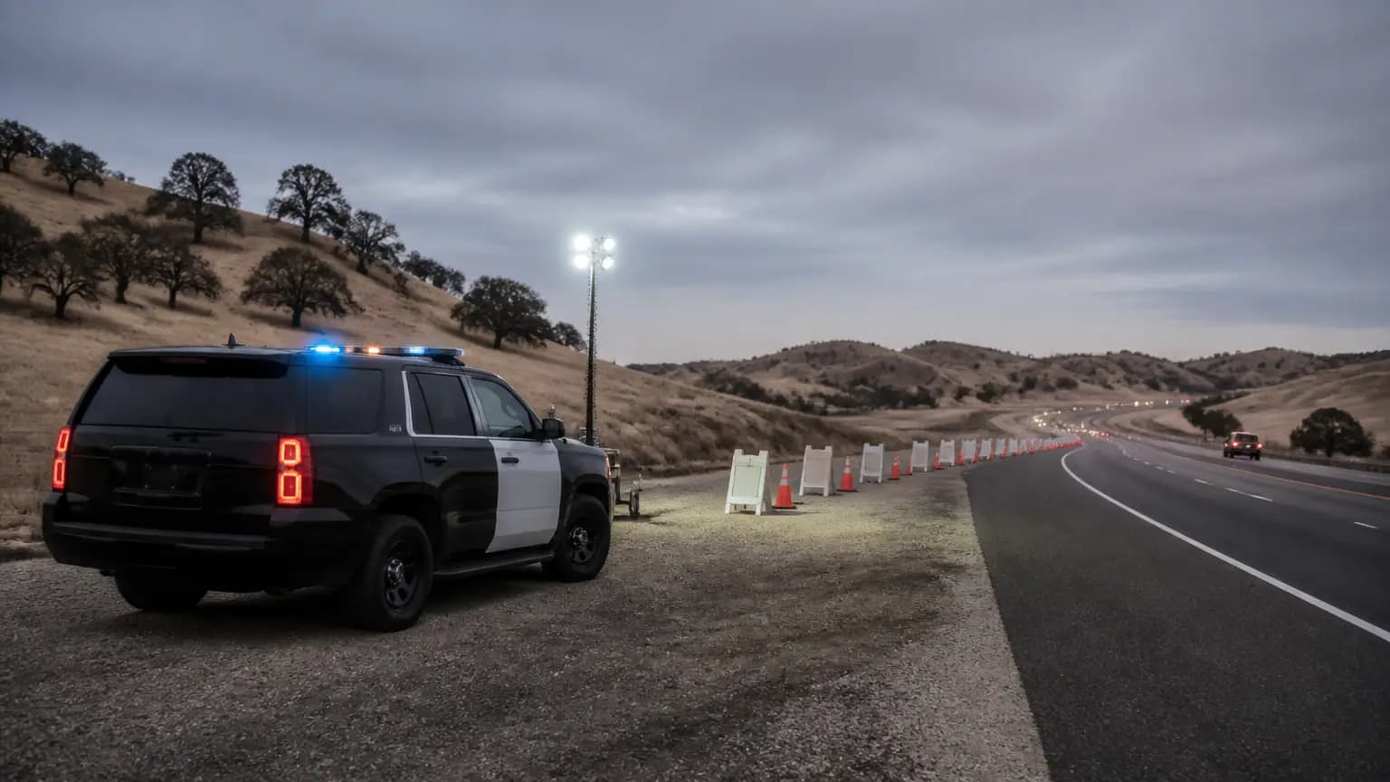 Templeton CHP officers holding DUI checkpoint Saturday night