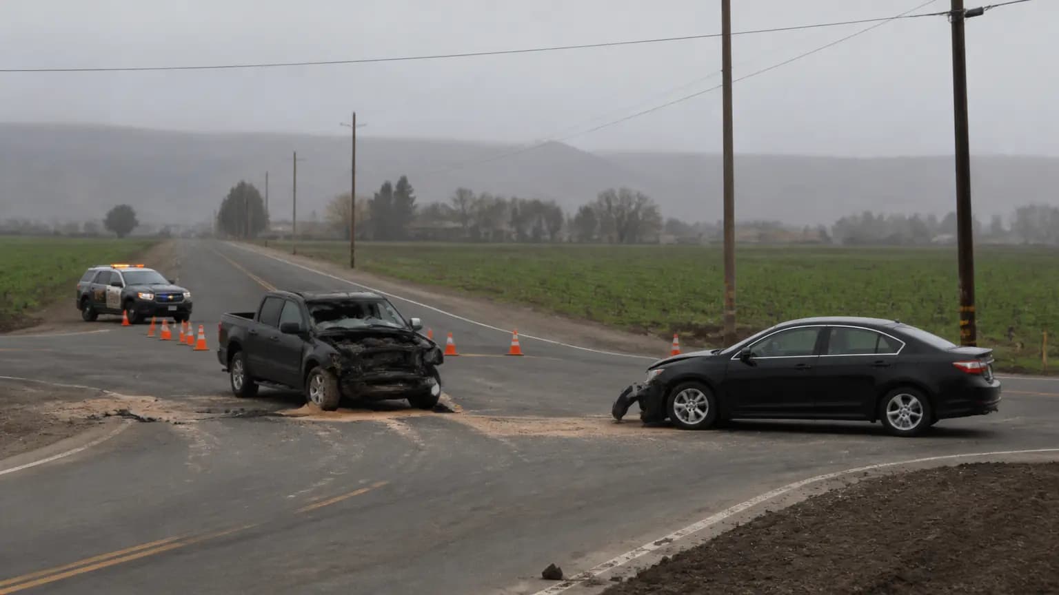 Three-Vehicle Crash in Santa Maria Valley Sends 5 Patients to Hospital