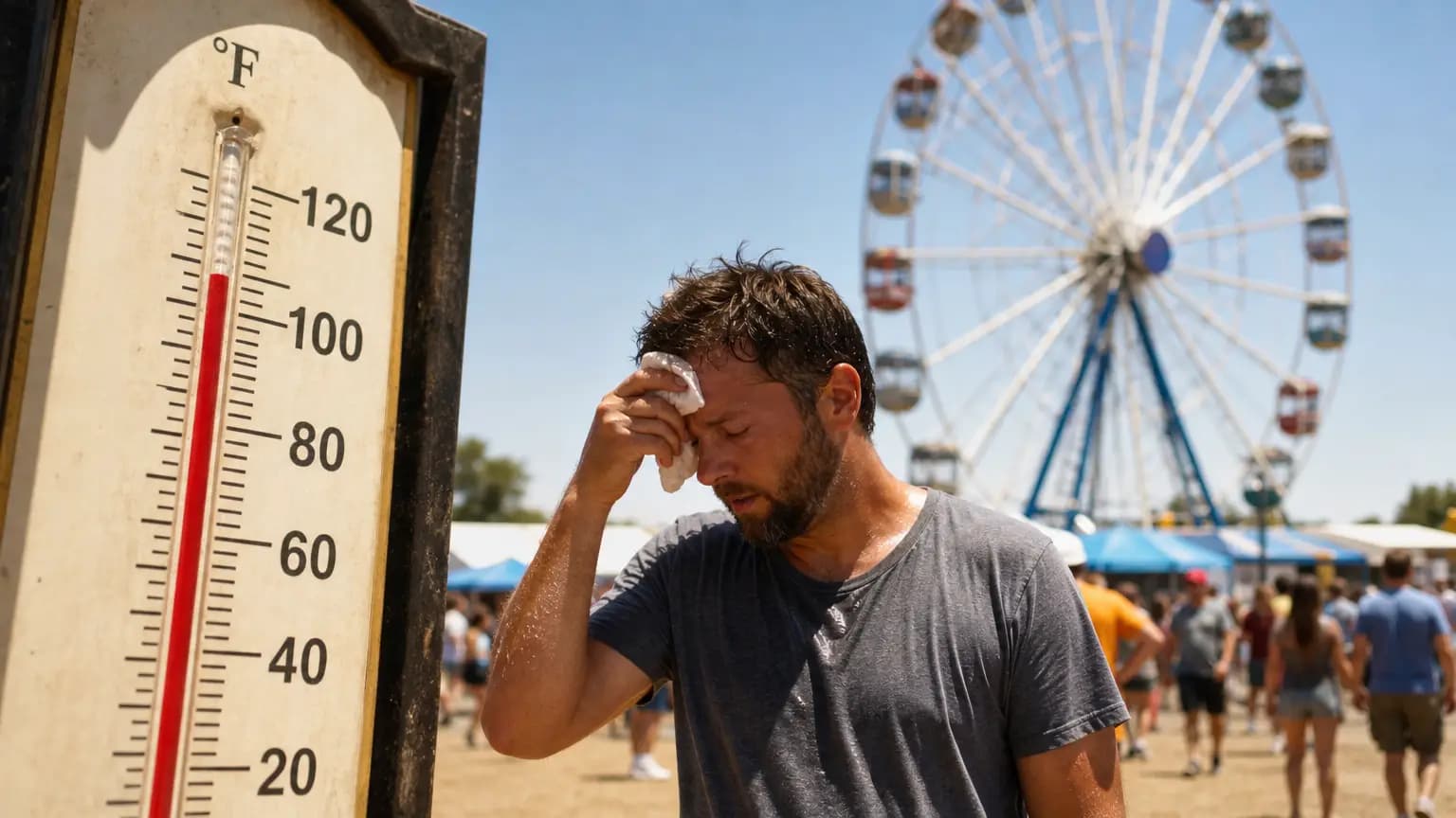 Triple-digit temperatures forecast for Mid-State Fair opening day