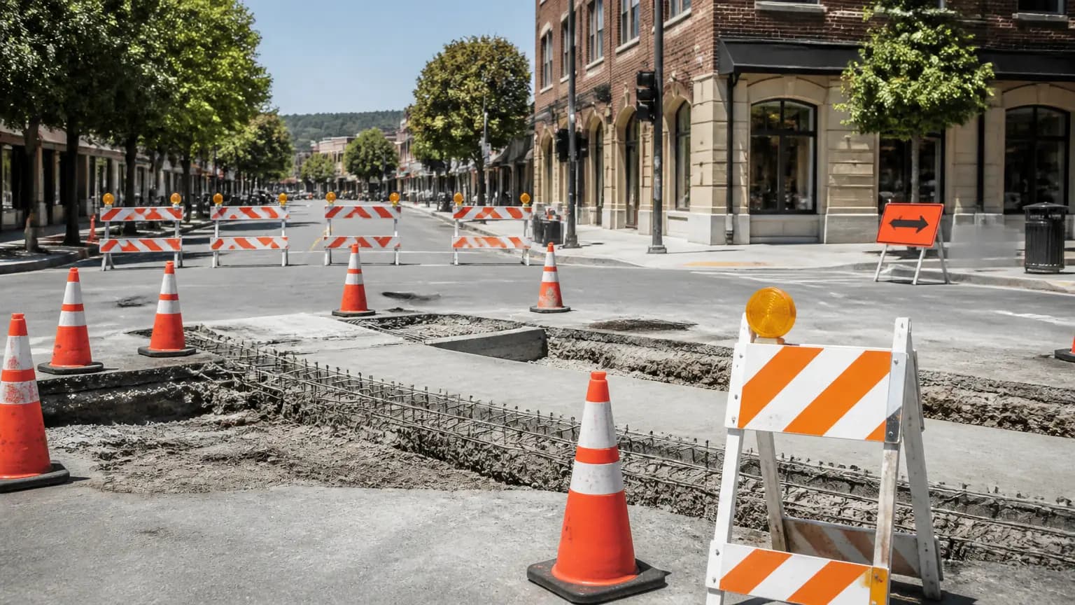 Vine Street to close daily at 16th Street for road work