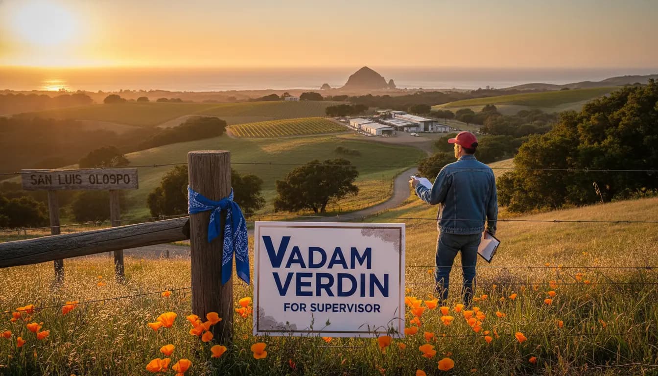 Why is a Democrat supporting Adam Verdin for supervisor?